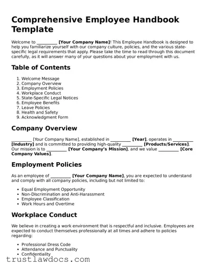 Official Employee Handbook Document